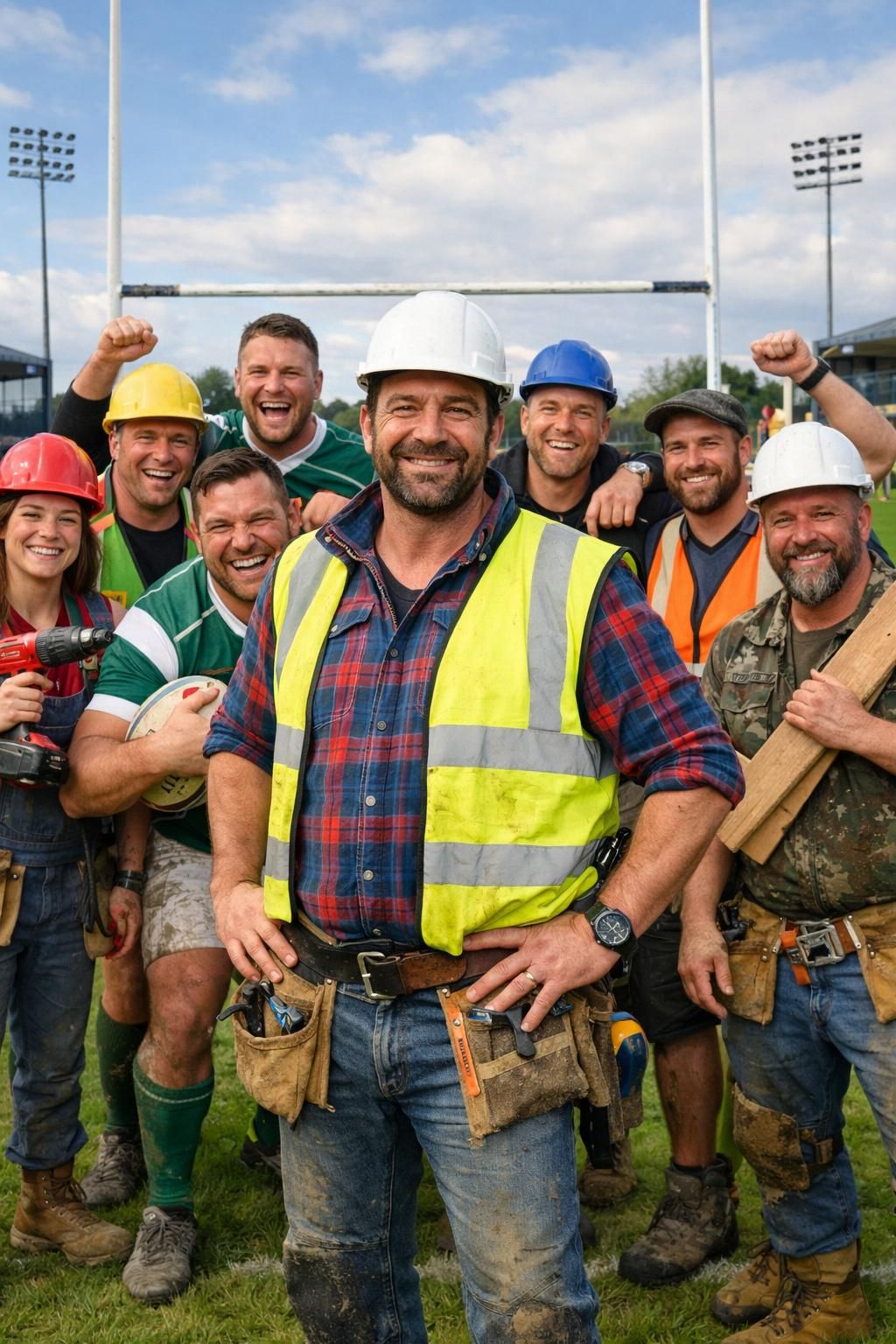 découvrez comment nick knowles fusionne l'esprit du rugby à xv avec l'émission diy sos dans une collaboration unique et inspirante.