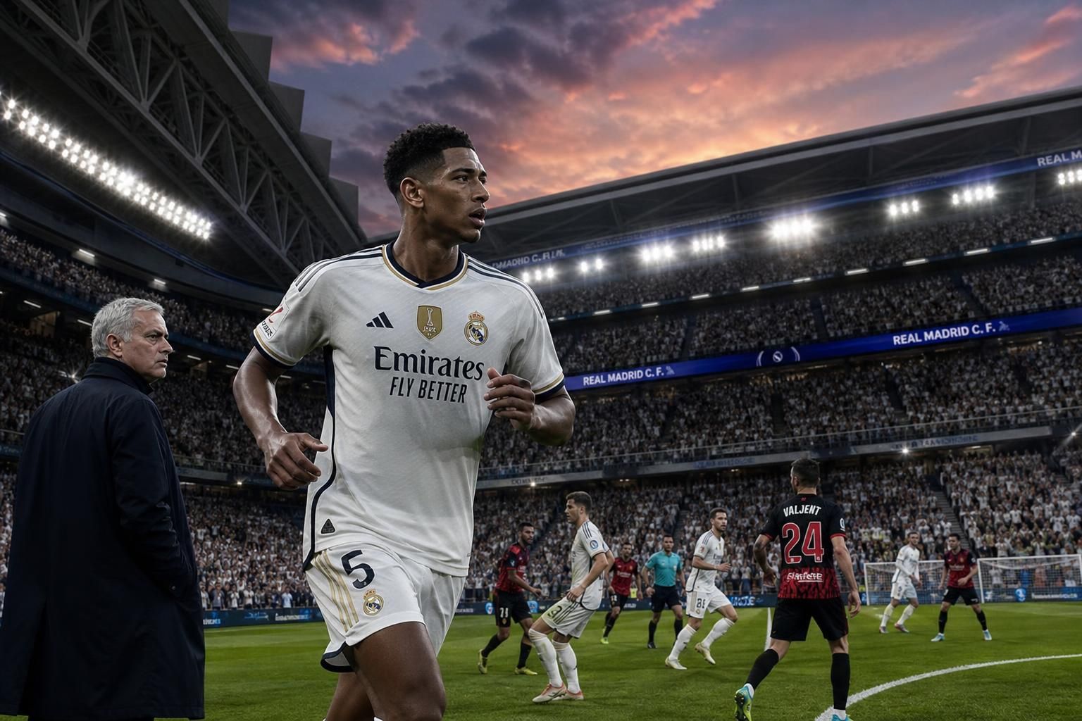 découvrez comment jude bellingham fait ses premiers pas sous mourinho au real madrid, affrontant une rivalité exceptionnelle qui pourrait marquer le début d'une nouvelle ère.