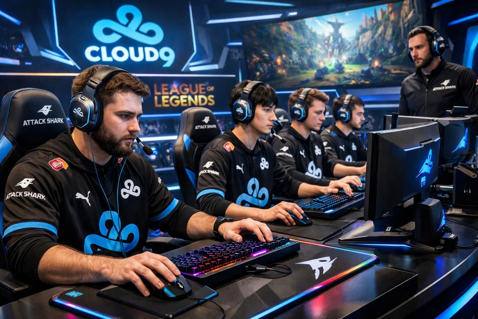 attack shark annonce un partenariat stratégique avec l'équipe league of legends de cloud9 esports, renforçant leur présence dans l'esport et visant l'excellence compétitive.