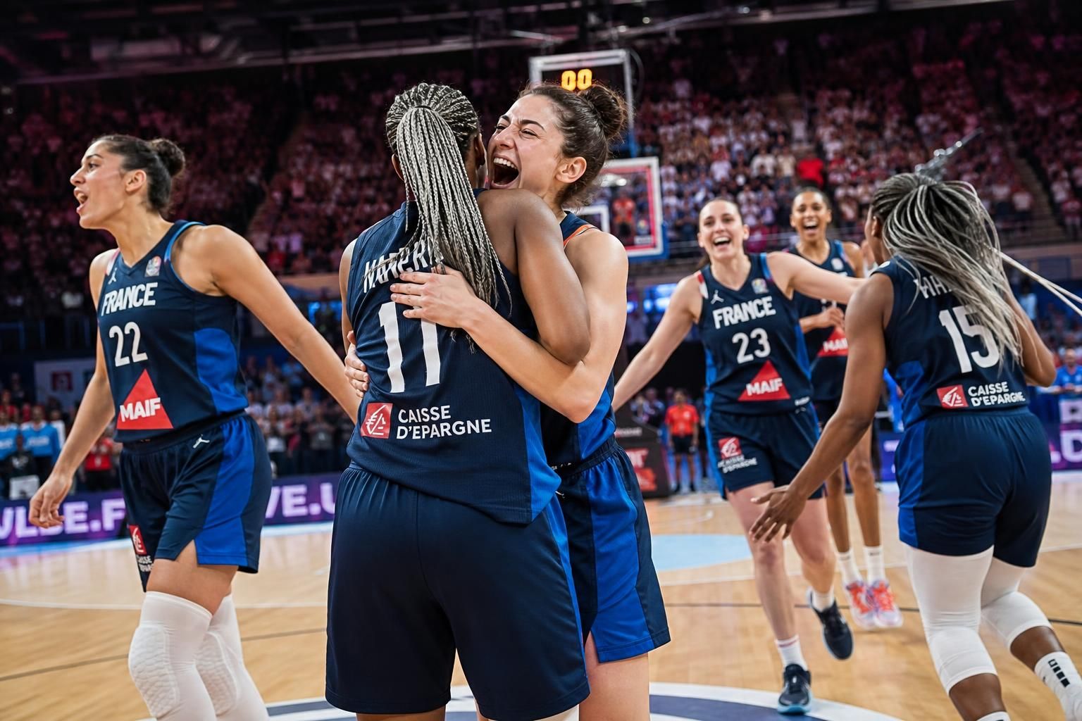 les bleues terminent leur préparation pour la coupe du monde sur une note victorieuse lors d'un match amical brillant.