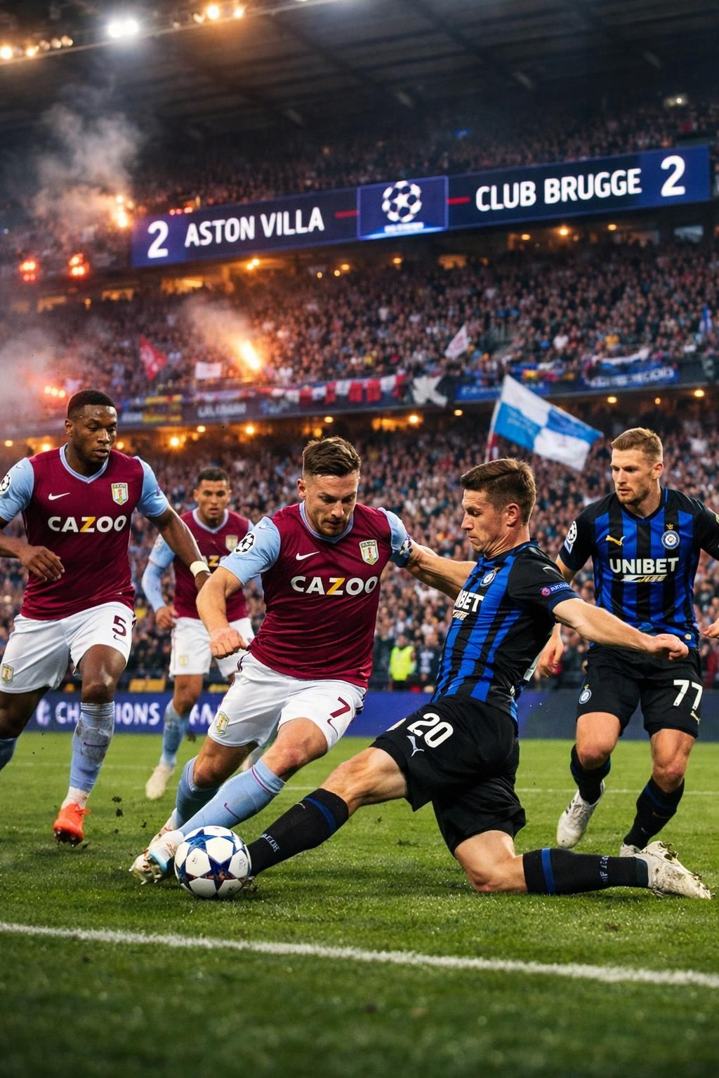 aston villa met fin à une longue série sans victoire en s'imposant avec détermination face au club bruges, retrouvant ainsi le chemin du succès.