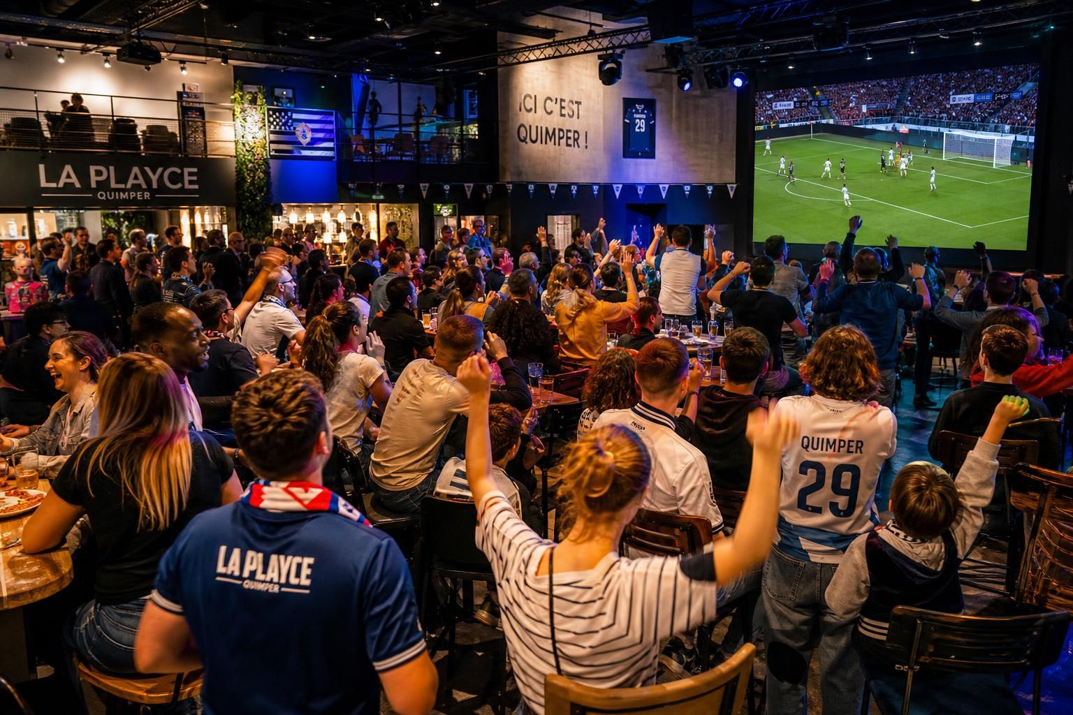 découvrez la playce à quimper, le nouveau qg incontournable des supporters pour vibrer ensemble lors de la coupe du monde 2026. ambiance, retransmissions en direct et convivialité assurées !