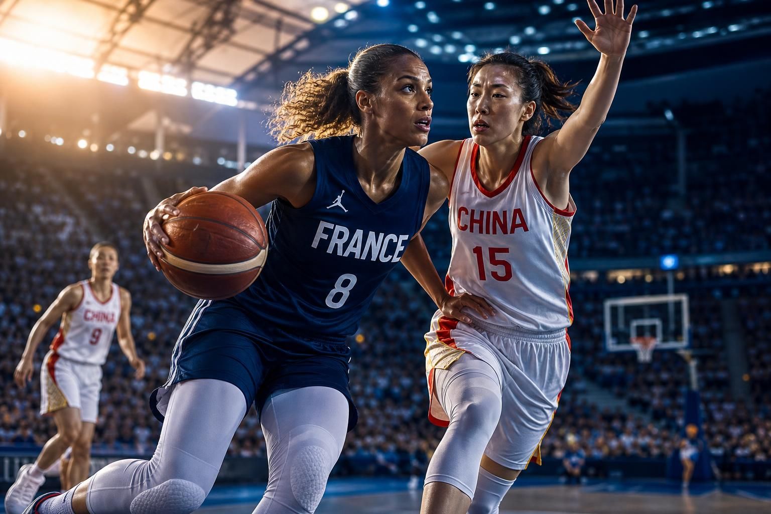 suivez en direct et en streaming le match crucial france vs chine lors de la coupe du monde féminine de basket, avec le score en temps réel et toutes les actions clés.