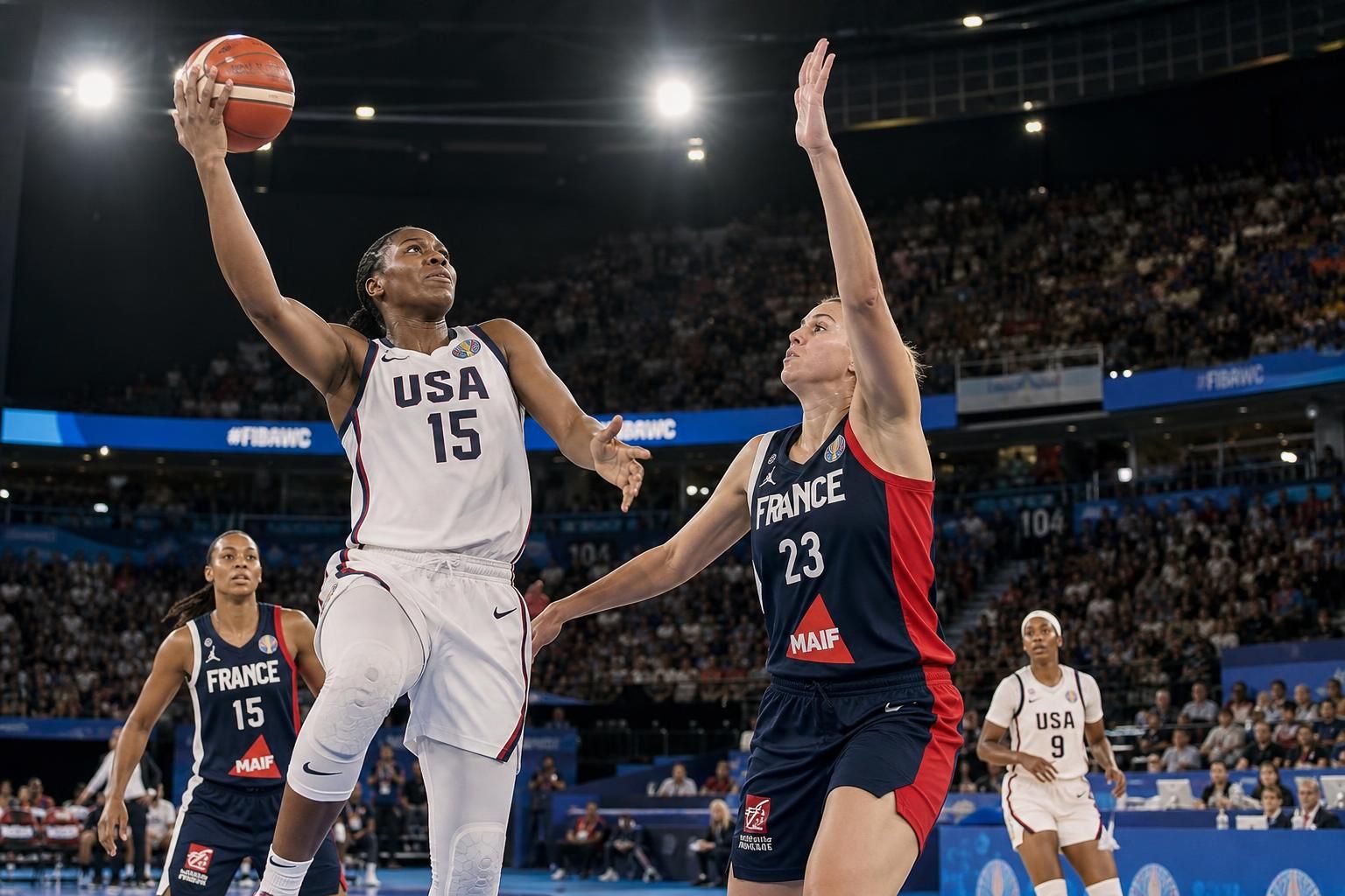 suivez en direct et en streaming la finale palpitante de la coupe du monde féminine de basketball entre les états-unis et la france. ne manquez aucun moment de ce match intense et historique !