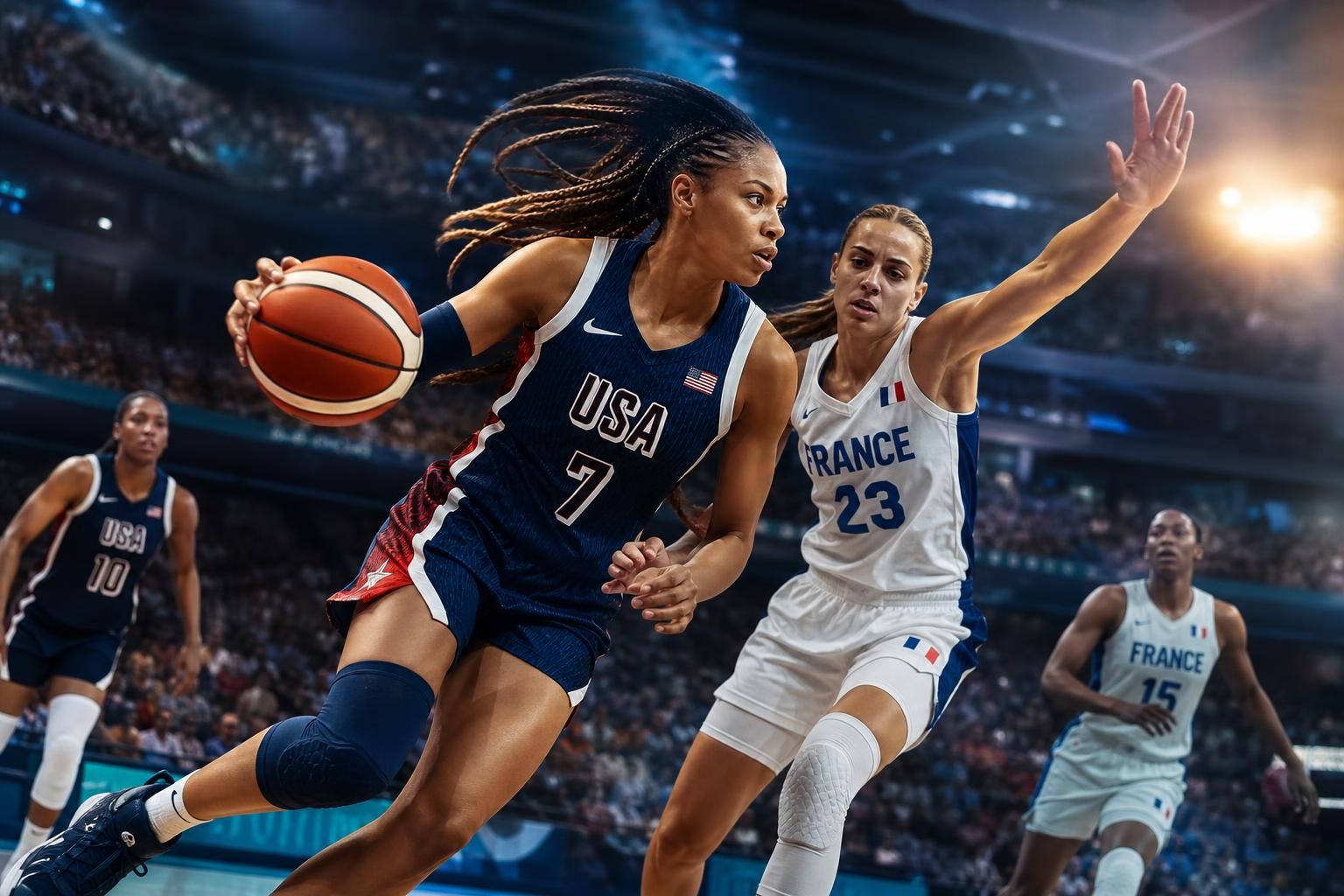 suivez en direct et en streaming la finale intense de la coupe du monde féminine de basketball entre les états-unis et la france. ne manquez rien de ce match exceptionnel !