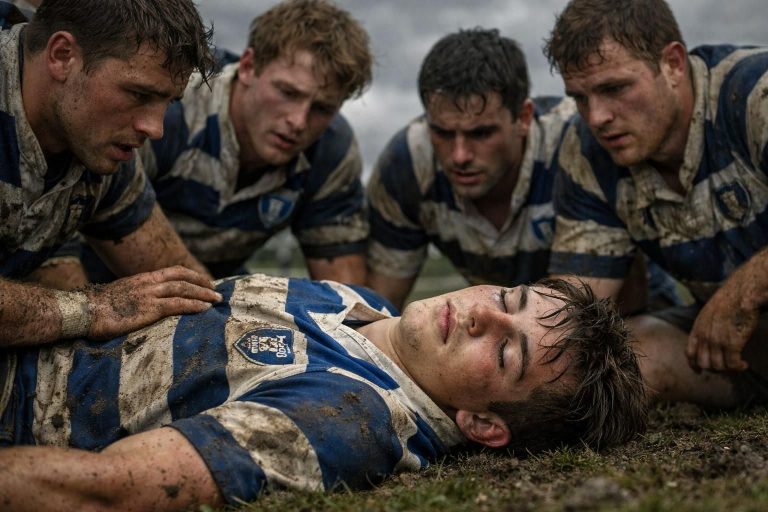 découvrez le triste destin d'un jeune prodige du rugby de saint mary’s college, âgé de 19 ans, décédé tragiquement lors d'un entraînement avec ses coéquipiers.