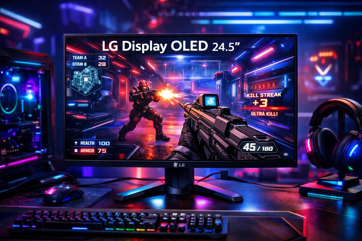 découvrez le nouvel écran oled de lg display, conçu spécialement pour l'e-sport, offrant une performance visuelle exceptionnelle et une réactivité optimale pour les gamers professionnels.