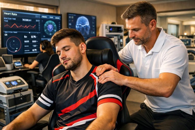 découvrez comment le sport électronique, bien plus qu'un simple jeu, demande un effort physique intense et nécessite des soins spécialisés en pleine expansion pour préserver la santé des joueurs.