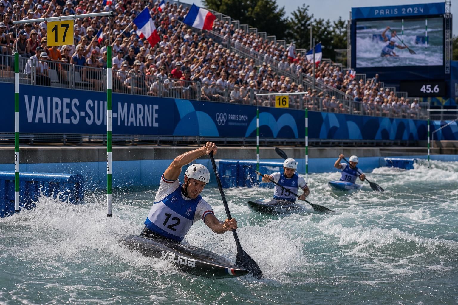 au mondial de canoë-kayak à vaires-sur-marne, deux kayakistes français ont décroché une médaille, marquant une belle réussite pour la france.