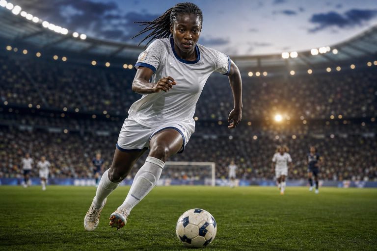 découvrez romaine gandonou, l’incroyable amazone béninoise et révélation inattendue de la fifa lors du mondial féminin u20. un talent à suivre de près !