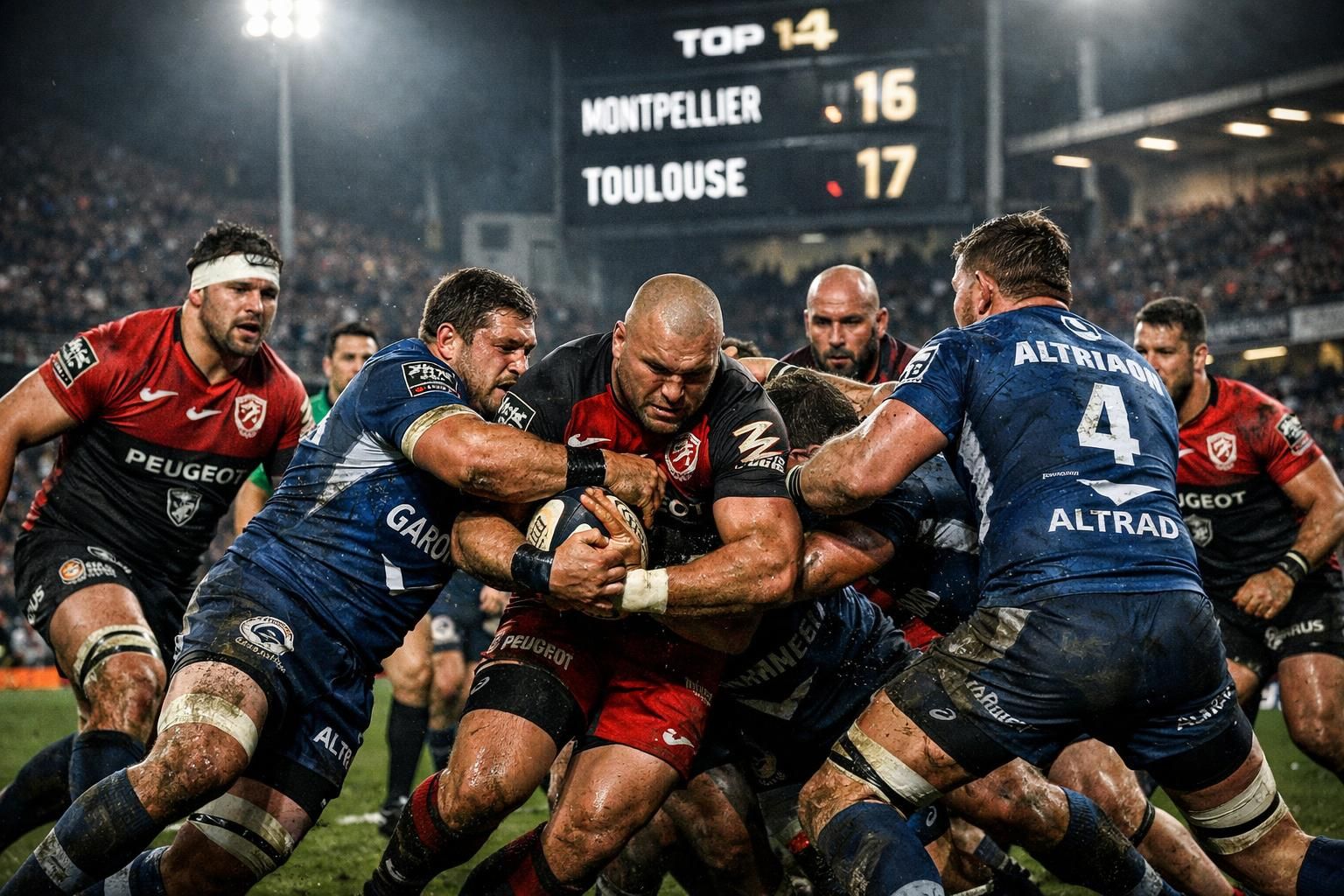 découvrez le duel intense entre montpellier en feu et toulouse étoilé lors de la 4Úme journée du top 14 de rugby. suivez les moments forts et les enjeux de cette rencontre exceptionnelle.