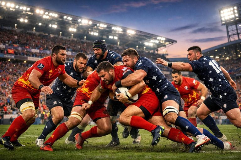 découvrez le duel intense entre montpellier en feu et toulouse étoilé lors de la 4ème journée du top 14 de rugby, un match promettant passion et action sur le terrain.