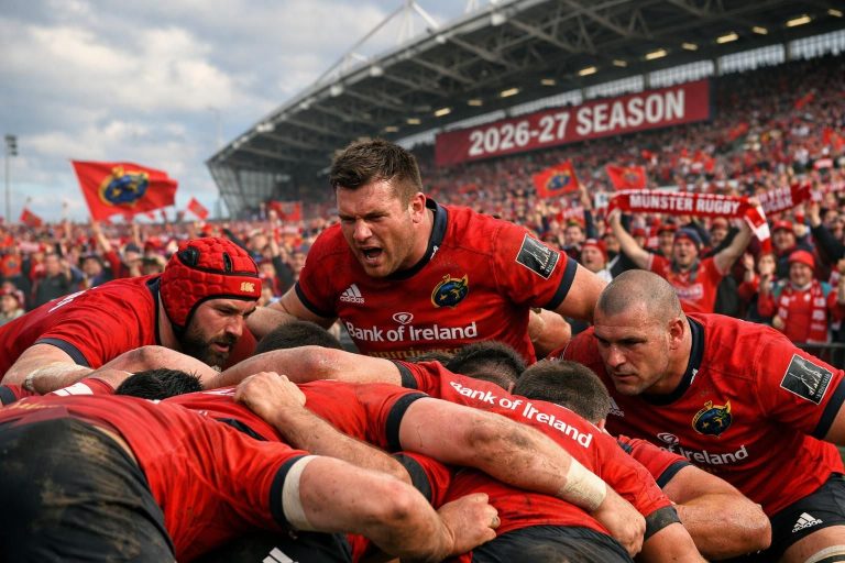 découvrez le pronostic et les ambitions de munster rugby pour la saison 2026-27, en quête d'un retour triomphant parmi l'élite du united rugby championship.