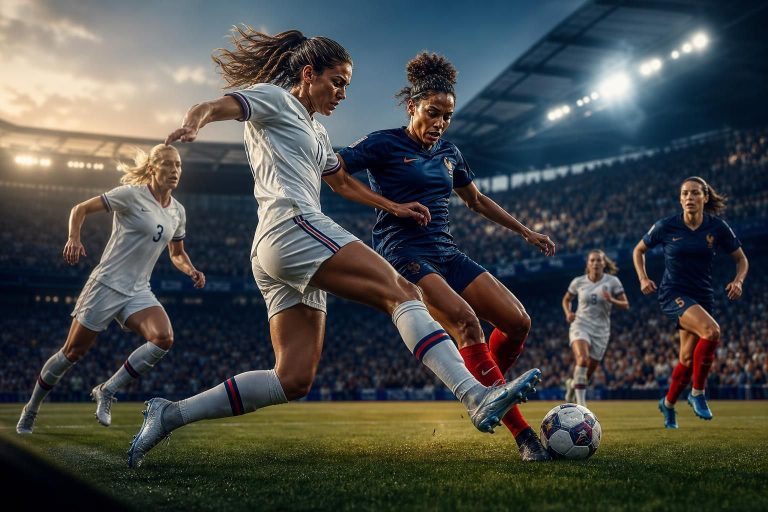 découvrez le match intense des demi-finales de la coupe du monde féminine entre les états-unis et la france. un retour en action spectaculaire à ne pas manquer !