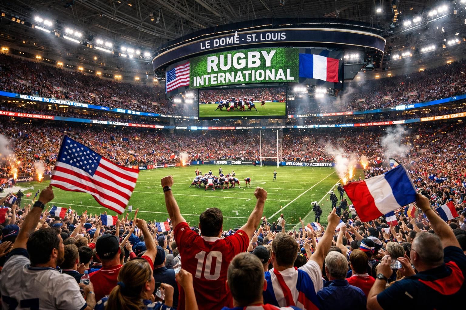 saint-louis propose d'accueillir des matchs de la coupe du monde masculine de rugby 2031 dans son stade emblématique, le dome, offrant une expérience sportive inoubliable.