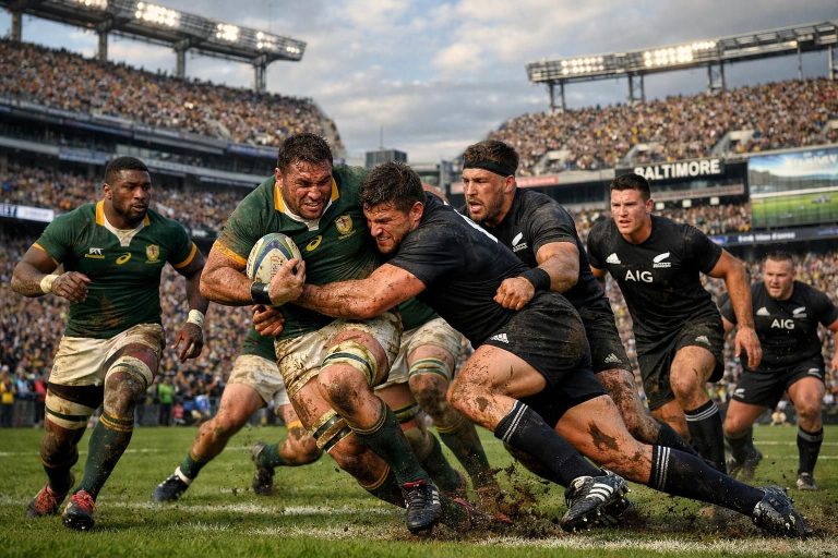 découvrez le duel épique entre les springboks et les all blacks à baltimore, une rencontre incontournable dans la plus grande rivalité du rugby mondial.
