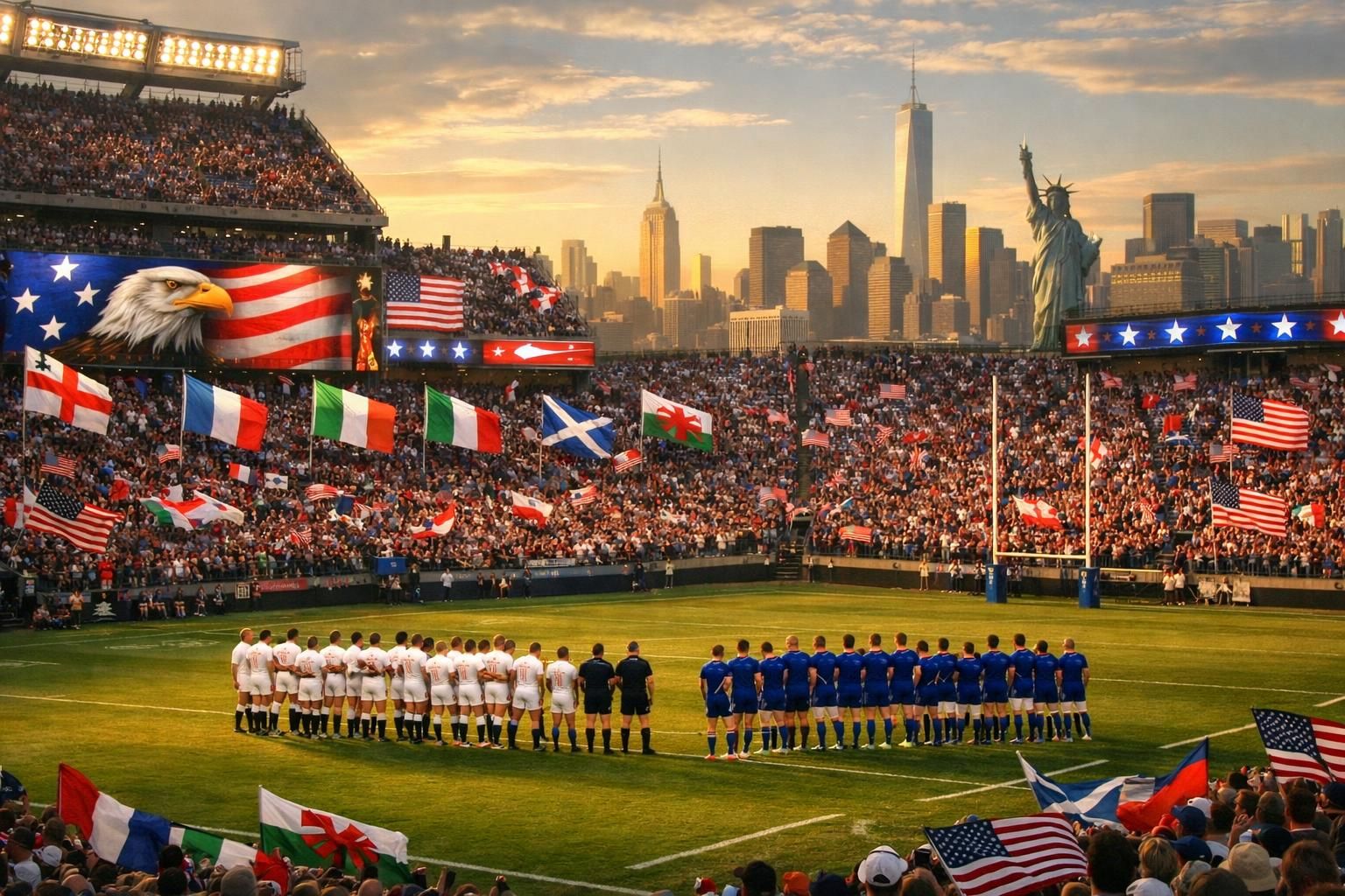 world rugby envisage d'organiser un match du tournoi des six nations aux états-unis pour promouvoir le rugby et élargir son audience internationale.