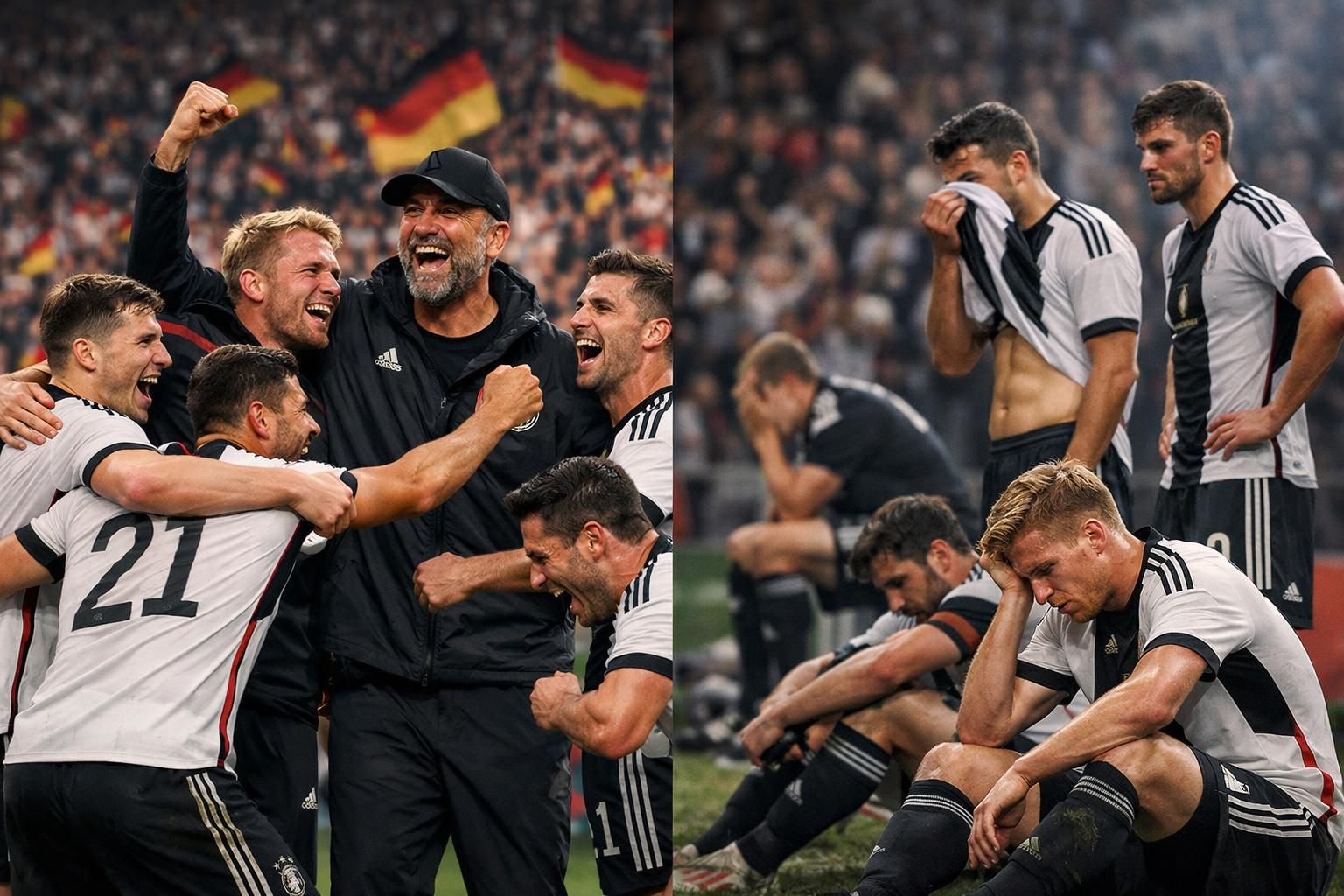 analyse des gagnants et des perdants des quatre premiers matchs de jurgen klopp à la tête de l'équipe d'allemagne, mettant en lumière les performances clés et les enseignements tirés.