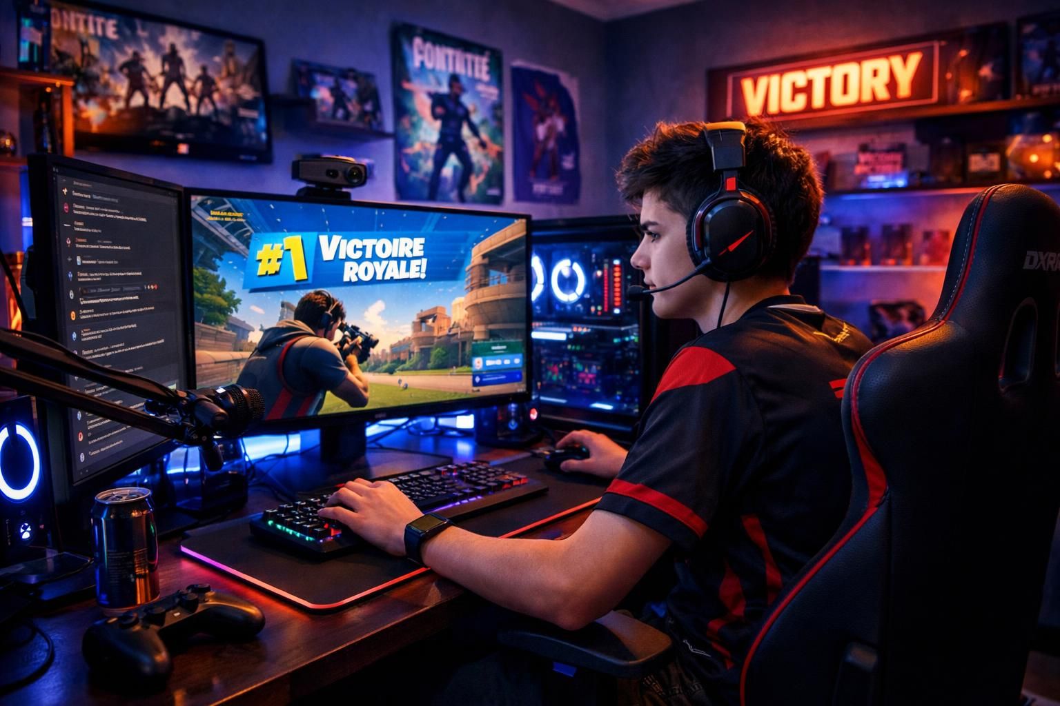 découvrez l'histoire étonnante d'un joueur de fortnite qui, après avoir quitté l'école en 4e pour se consacrer à l'esport, prend un tournant inattendu dans sa carrière.