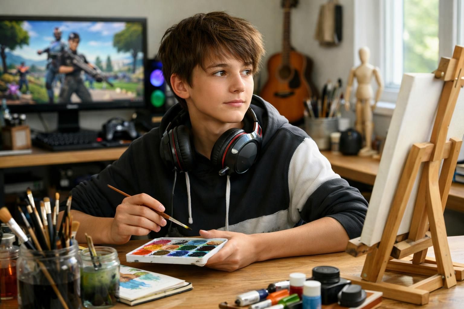 découvrez l'histoire inspirante d'un joueur de fortnite qui quitte l'école en 4e pour l'esport et prend un tournant surprenant dans sa carrière.