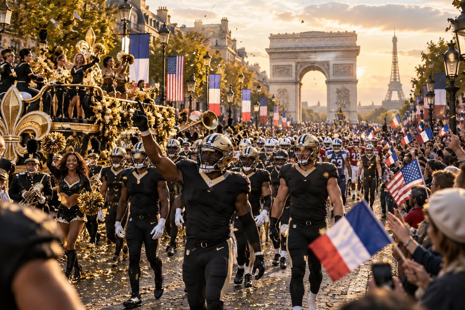 les saints et la nfl s’apprêtent à défiler en france : découvrez les détails de cet événement et ce qu’il réserve aux fans.
