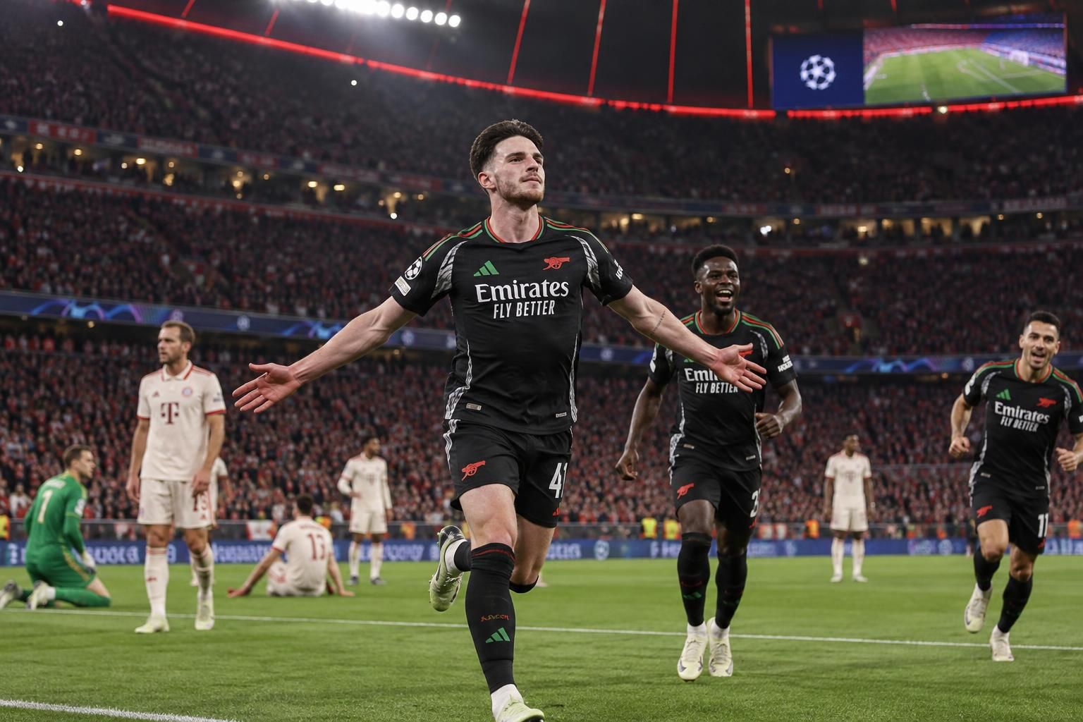 en ligue des champions, arsenal revient au score face au bayern et décroche un nul spectaculaire (2-2), au terme d’un match riche en rebondissements.