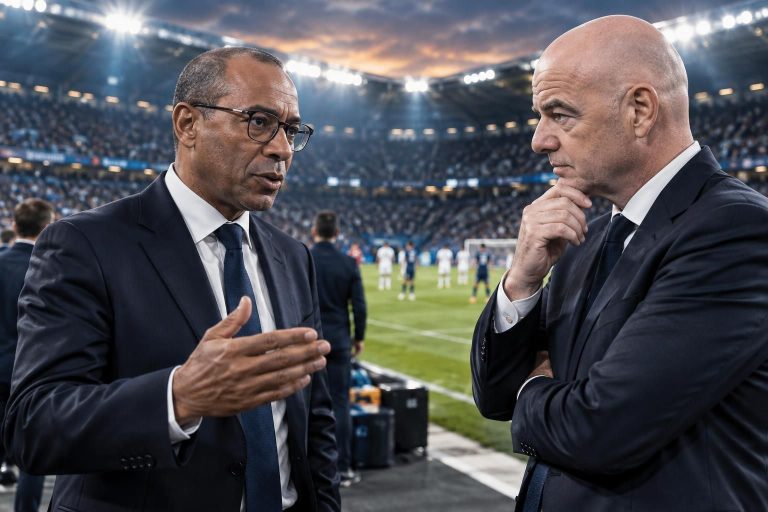 philippe diallo répond à gianni infantino et défend la solidarité dans le football, qu’il distingue clairement du clientélisme.