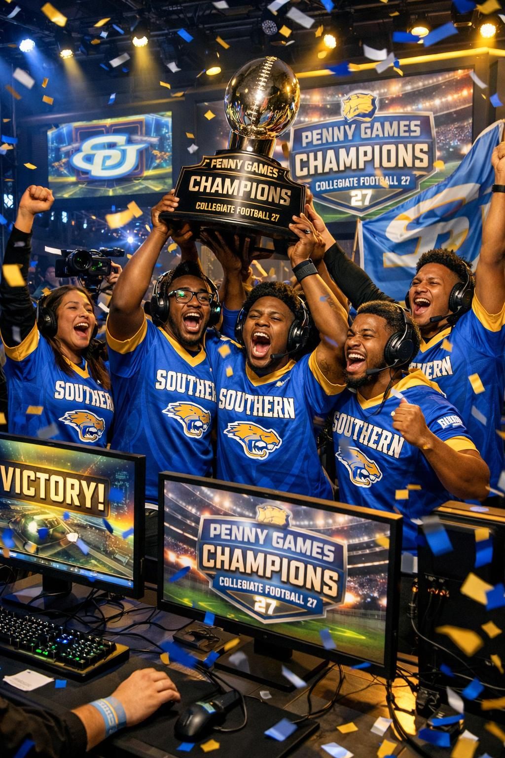 découvrez la performance exceptionnelle de southern university esports avec un balayage éclatant lors des penny games en football universitaire, mettant en avant leur domination et leur stratégie gagnante.