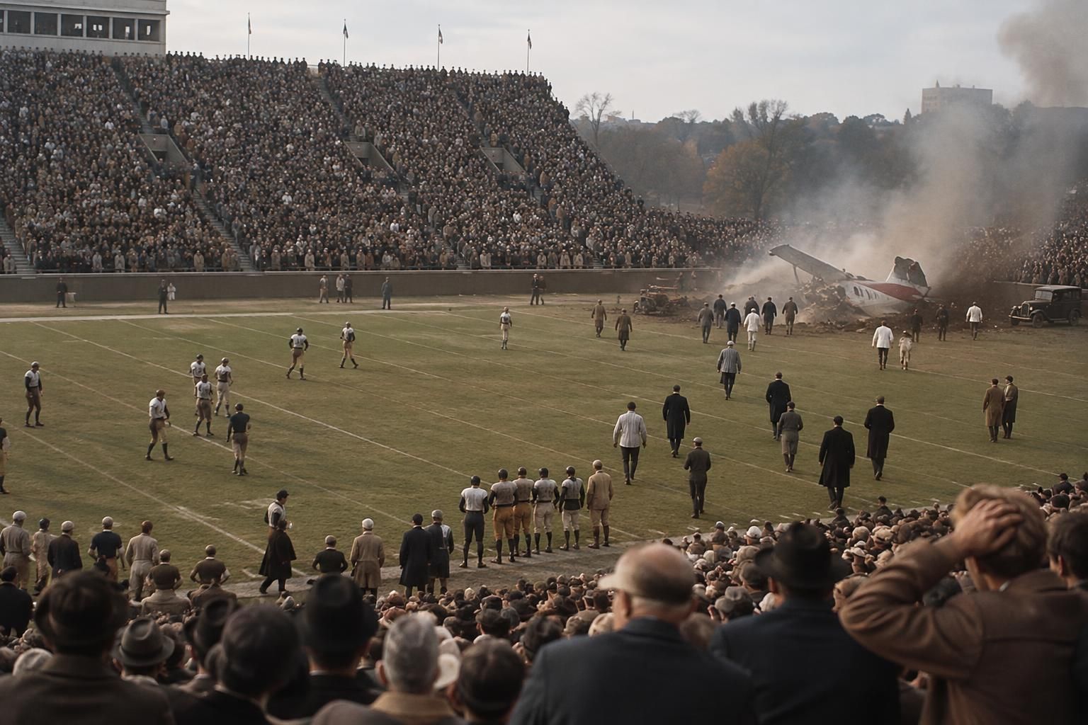 un aviateur américain meurt après une cascade qui tourne mal lors d’un match de football universitaire.